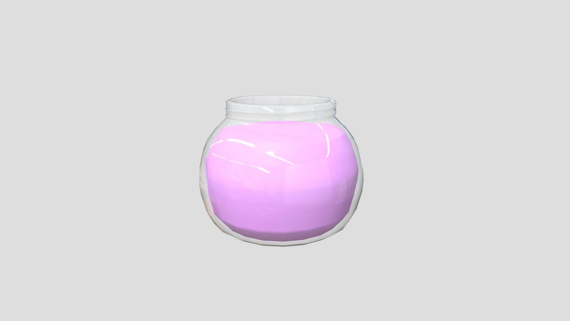 Simple Jar of candy 3d model