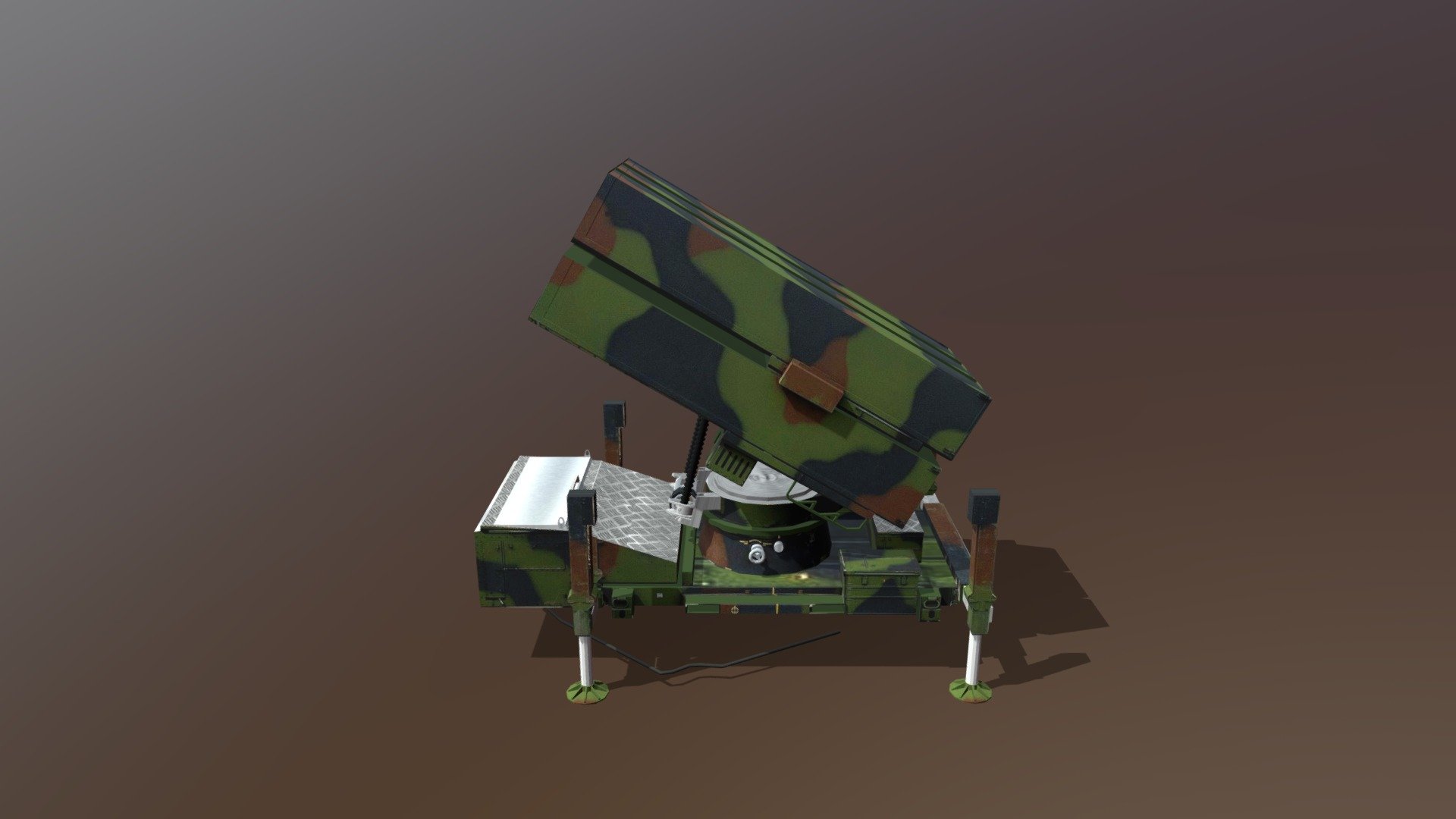 This model is Nasams Air Defences or anti-air.
This model is High quality and low poly model.
This model applied a single texture UV maping method.
This model can be used in Game programing and animation films 3d model