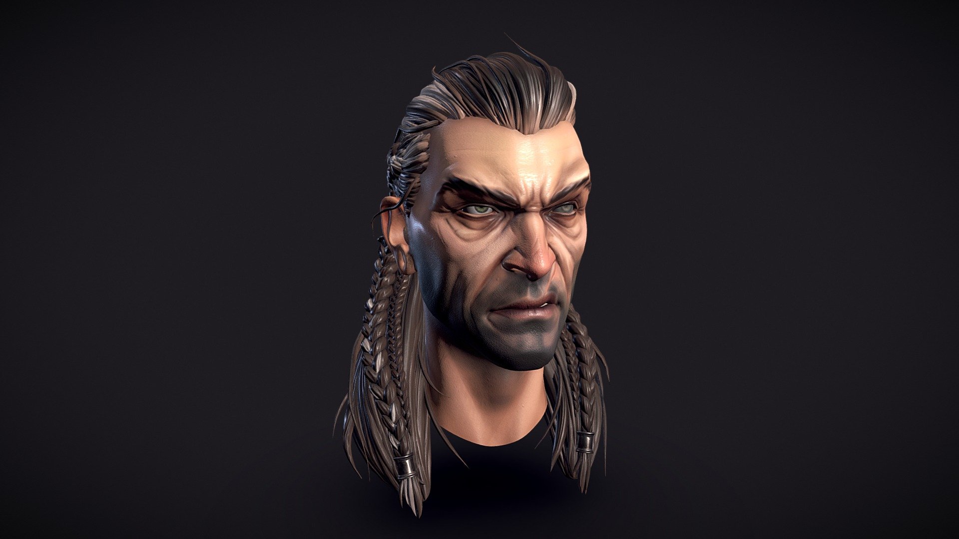 Assignment for Character Creation at Howest!
Mainly based on the Concept of Cedric Peyravernay
 - Character Creation - The Head - 3D model by Eldafyra 3d model