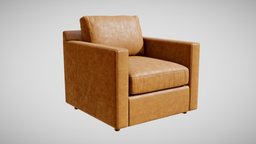Crate&Barrel Barrett II Armchair room, crate, barrel, leather, armchair, sitting, arm, furniture, barrett, living, chair, design, interior, cratebarrel, 3detto