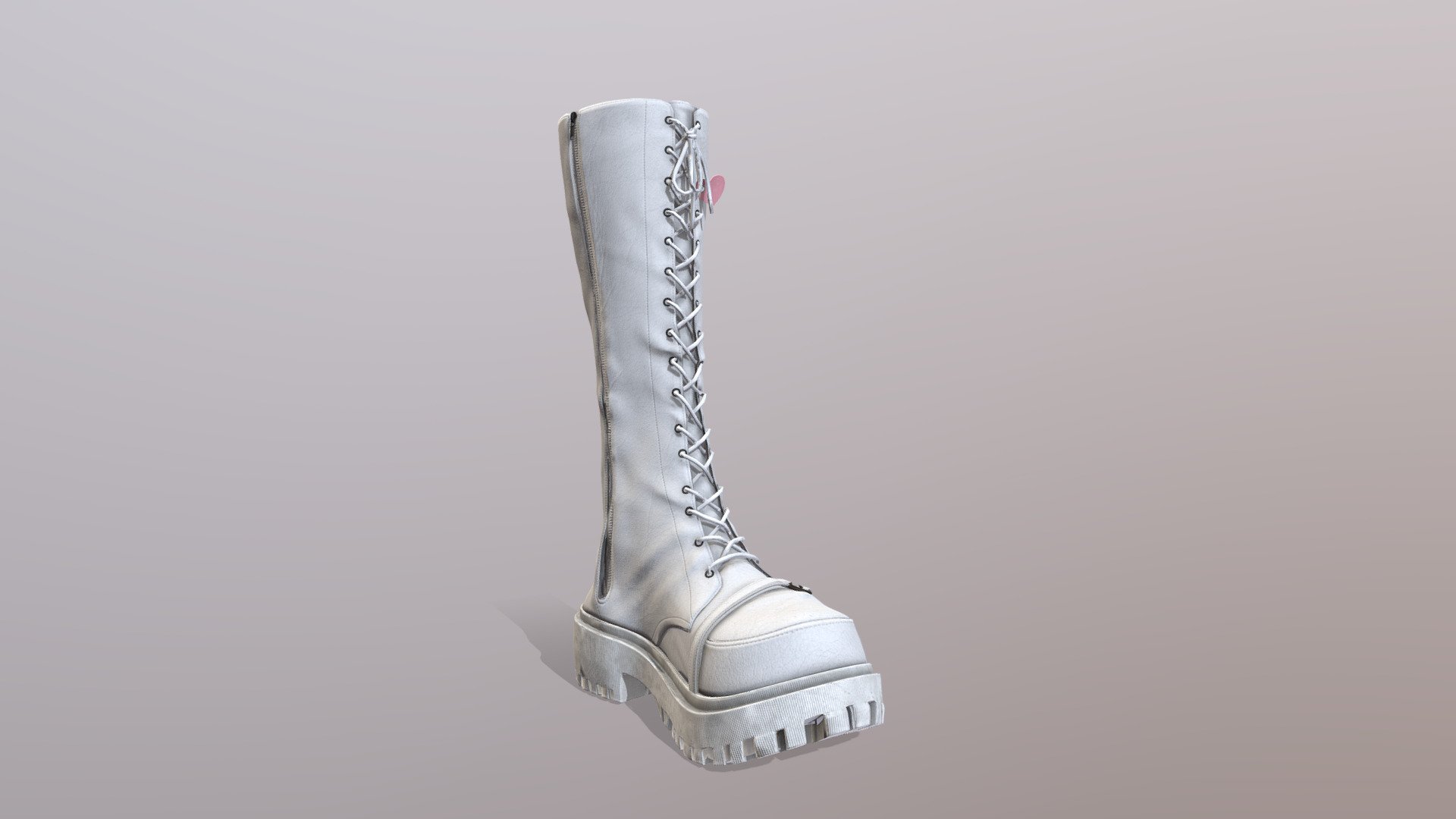 .blend (3.6.5) fomat
↪ 1 material
↪ 3 texture (8192*8192, jpg)

Additional file Include HighPoly and High resolution .blend fomat model - White Leather Boots - Buy Royalty Free 3D model by SUSUSUBE 3d model