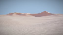 Realistic Dune Scene world, dune, terrain, desert, sand, realistic, dunes, gameready
