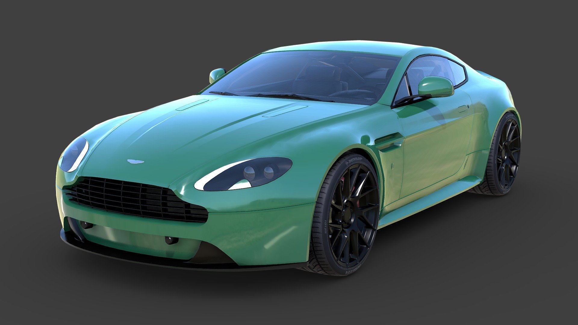 Aston Martin Vantage V8 Stock - Aston Martin Vantage V8 - Buy Royalty Free 3D model by European Car Library (@carfan100) 3d model