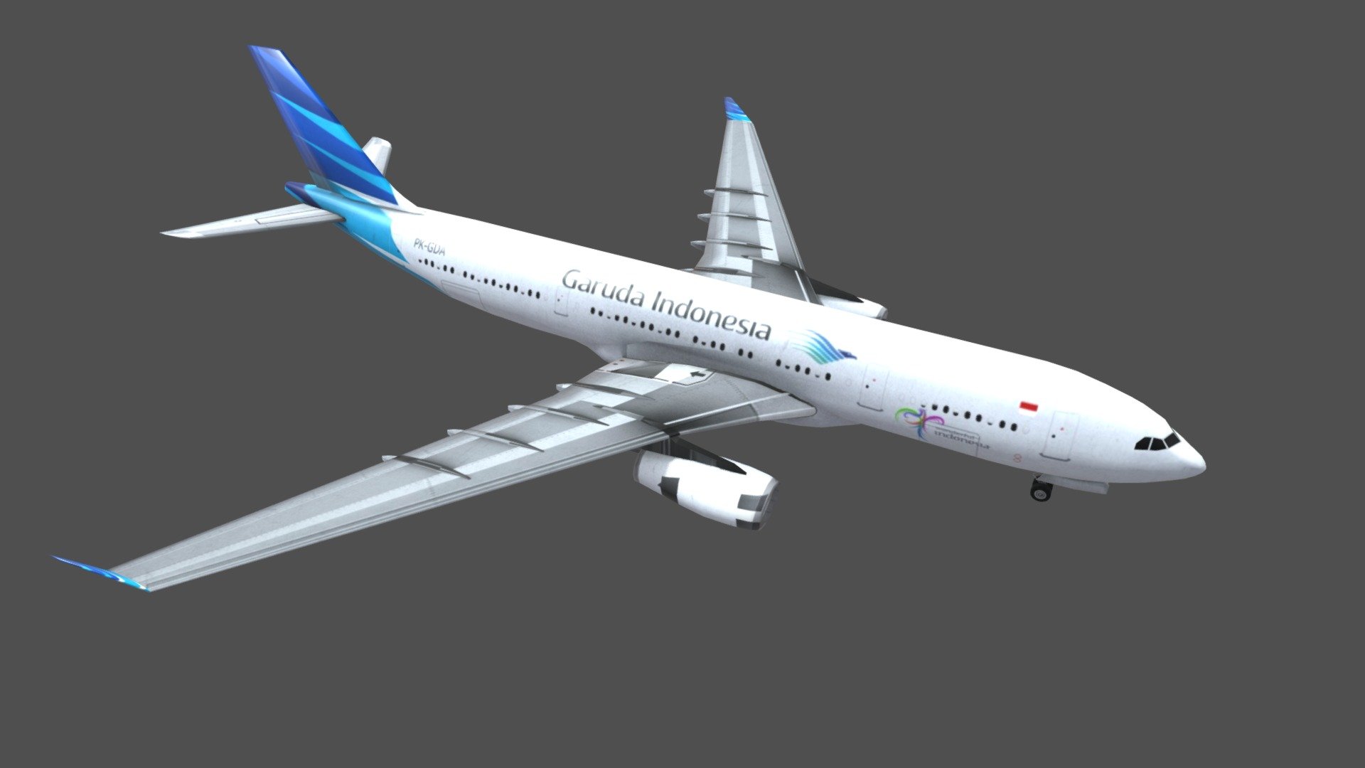 Air Bus 330 Garuda Airlines with Low poly for game and simulation

3Ds Max File with material and Texture

Published by Narulitas - Air Bus 330 Garuda Airlines - 3D model by narulitas 3d model