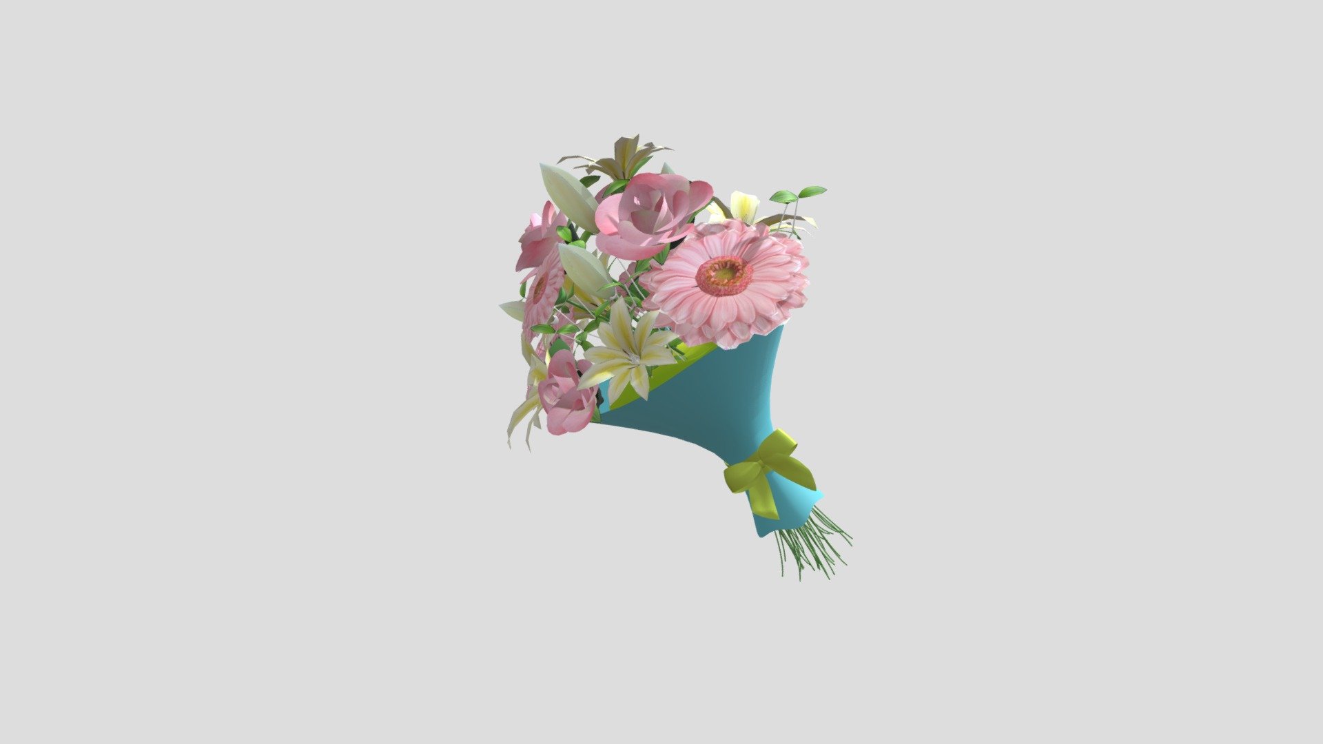Bouquet - 5 - Download Free 3D model by luis001 3d model