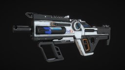 SCI-FI GUN props, weapon, gameart, sci-fi, gun