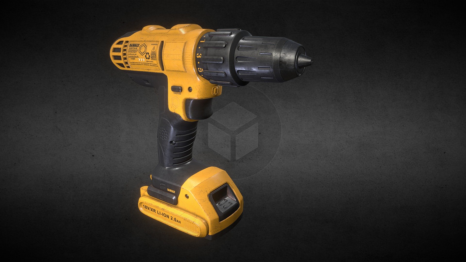 portable drill driver for upcoming garage - Portable drill driver - 3D model by Rahul Kumar Dey (@Elementbreeder) 3d model