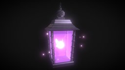 Fairy Lantern lamp, lantern, creatures, sparkle, fairy, props, magic, light
