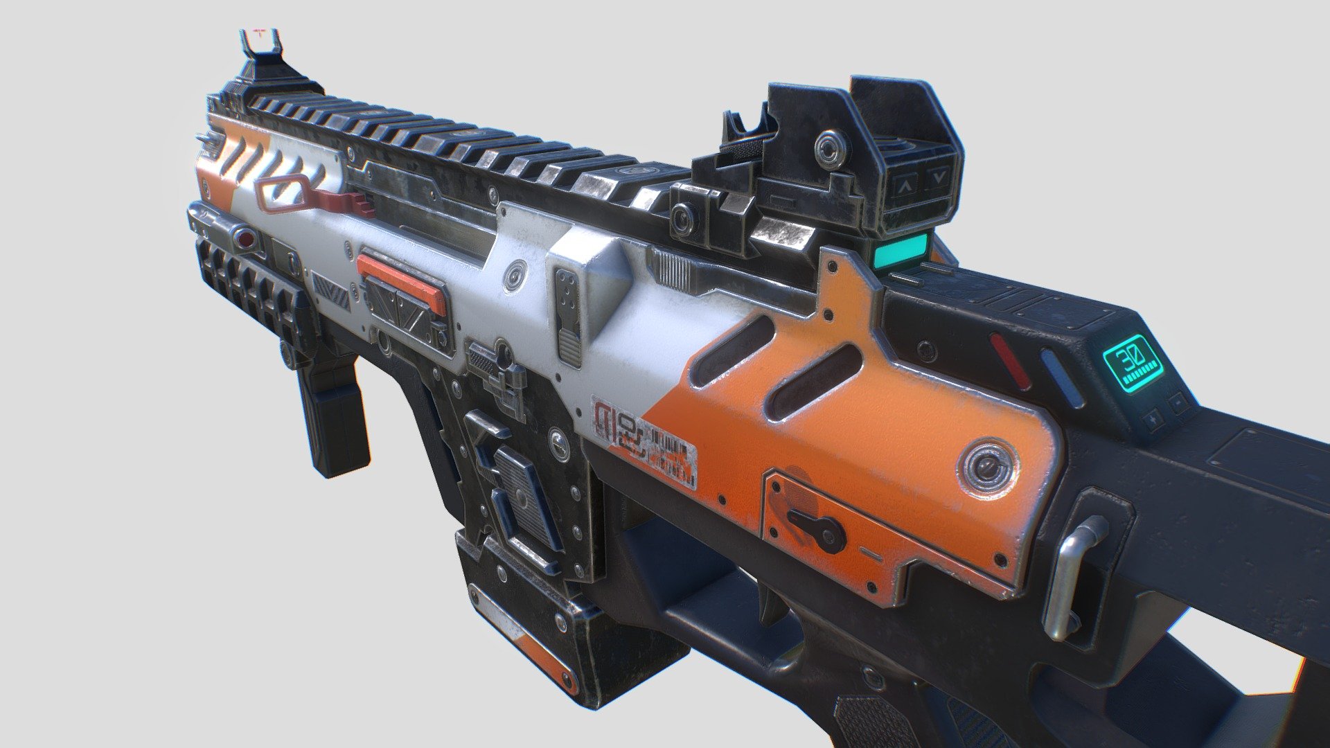 I Modeled this SMG Fanart according to concept art
It tooks 3 weeks.
hmm, I'm so slow like a snail right now&hellip;🐌🐌 - Titanfall2 CAR SMG - 3D model by AX-7YK 3d model