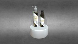 Shampoo Pack product, advertisement, texturing, 3dmodel