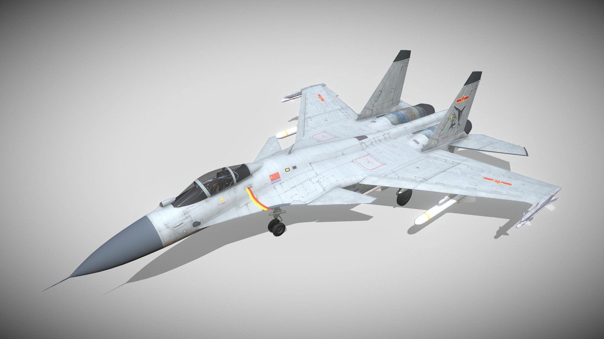 J-15 j15 fighter - J-15 j15 fighter - Buy Royalty Free 3D model by xiaoshen (@chengxiaoshen) 3d model