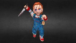 Chucky Low Poly PSX Style
