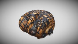 chocolate croissant (4K texture + detail) food, breakfast, chocolate, high-poly, dessert, pastry, highresolution, croissant