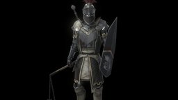 RIPTIDE armor, armour, warrior, eagle, soldier, bat, club, medieval, clothes, defense, morning, mace, realistic, star, weapon, character, pbr, fantasy, clothing, shield, knight
