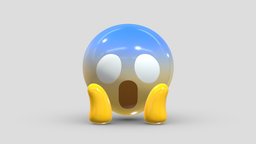 Apple Face Screaming In Fear face, set, apple, messenger, smart, pack, collection, icon, vr, ar, smartphone, android, ios, samsung, phone, print, logo, cellphone, facebook, emoticon, emotion, emoji, chatting, animoji, asset, game, 3d, low, poly, mobile, funny, emojis, memoji