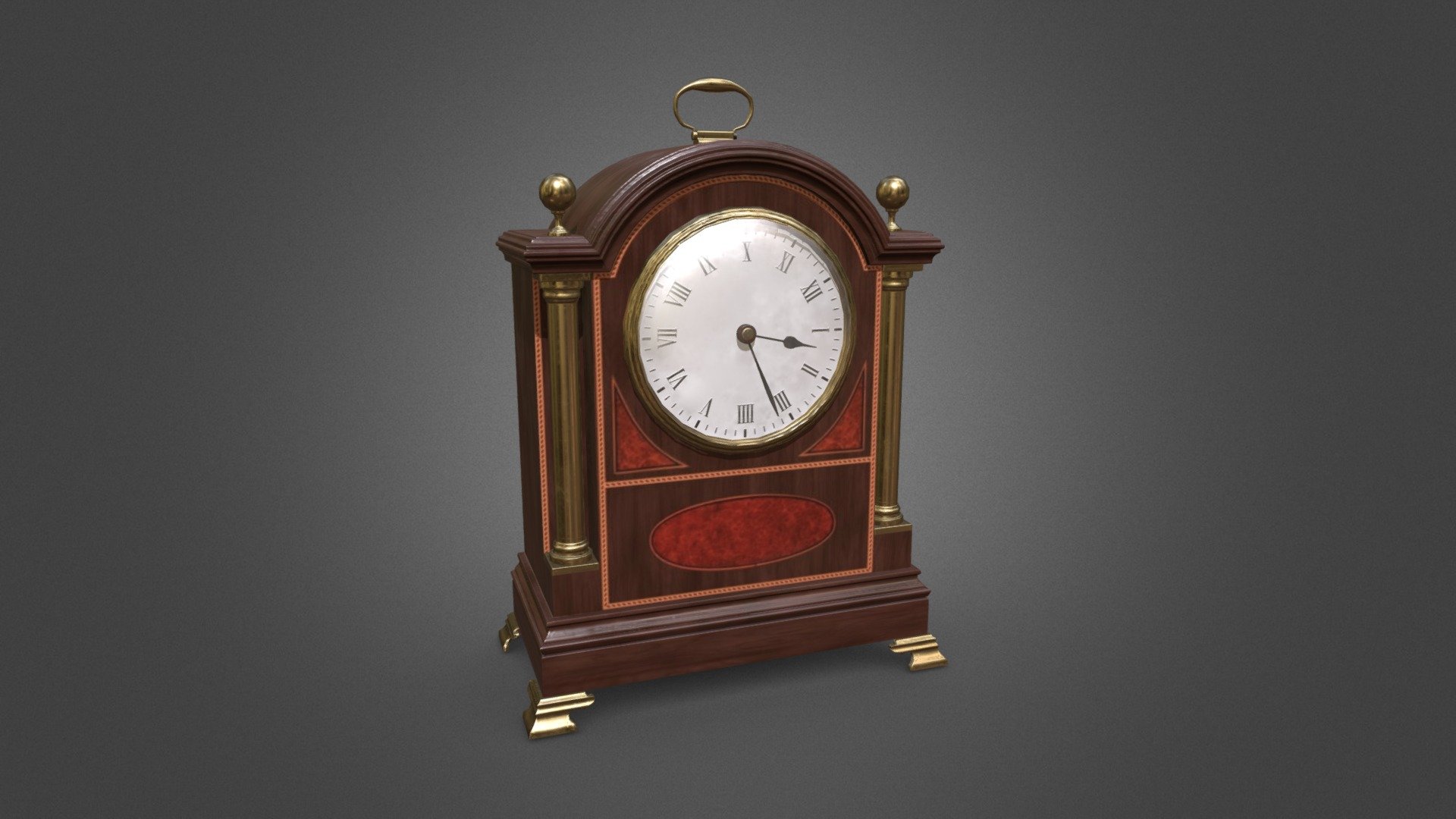 Created this clock model over a weekend, really happy with the end result learnt a lot to take forward to future projects! - Antique Clock - Buy Royalty Free 3D model by Dan Cliff (@dancliff_) 3d model