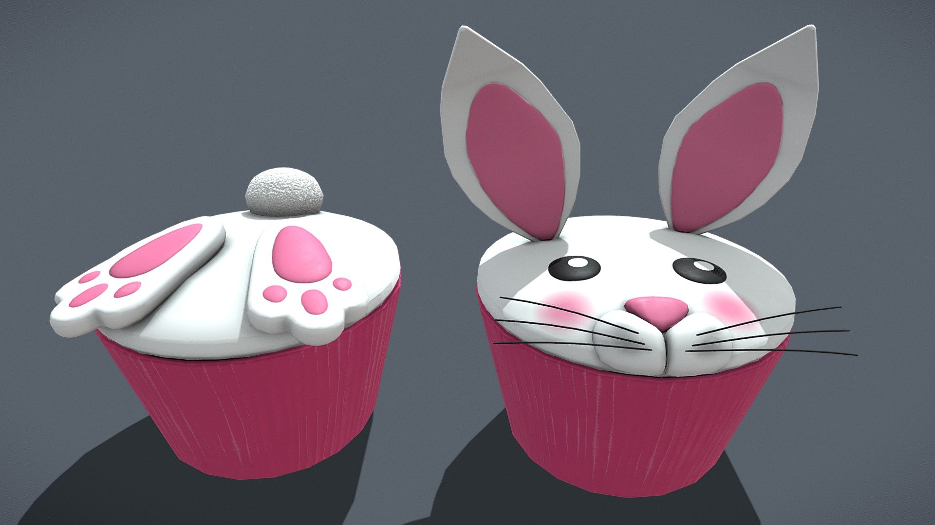 Easter_Bunny_Top and Bottom_Cupcakes
VR / AR / Low-poly
PBR approved
Geometry Polygon mesh
Polygons 2,968
Vertices 3,055
Textures PNG 4K - Easter Bunny Top and Bottom Cupcakes - 3D model by GetDeadEntertainment 3d model