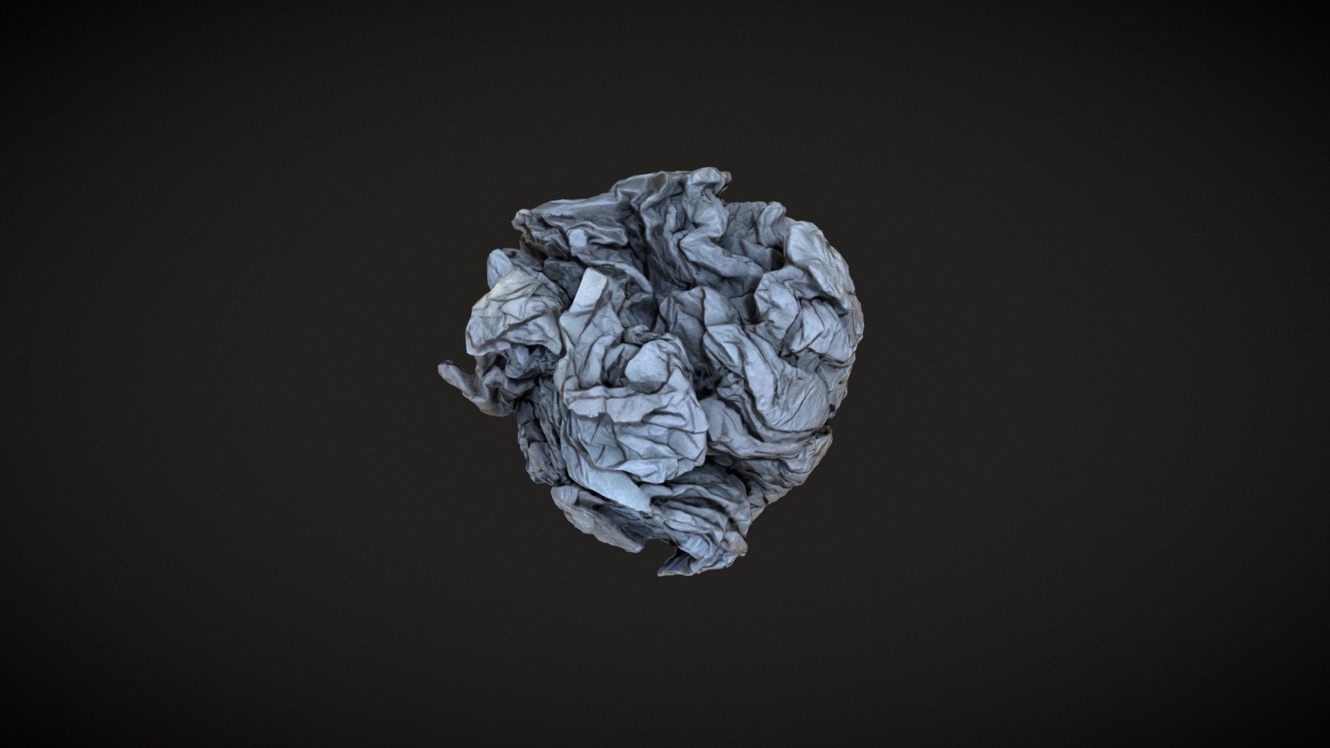 3D scan of a beautiful ball of paper. Had to do multiple attempts to get a successful 360 scan. (~200 Images, Photo Mode)

Created with Polycam - Day 214: Wabi Sabi - Buy Royalty Free 3D model by uttamg911 3d model
