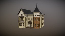 Old German Chalet palace, chalet, german, germany, living, old, chale, architecture, blender, house, home