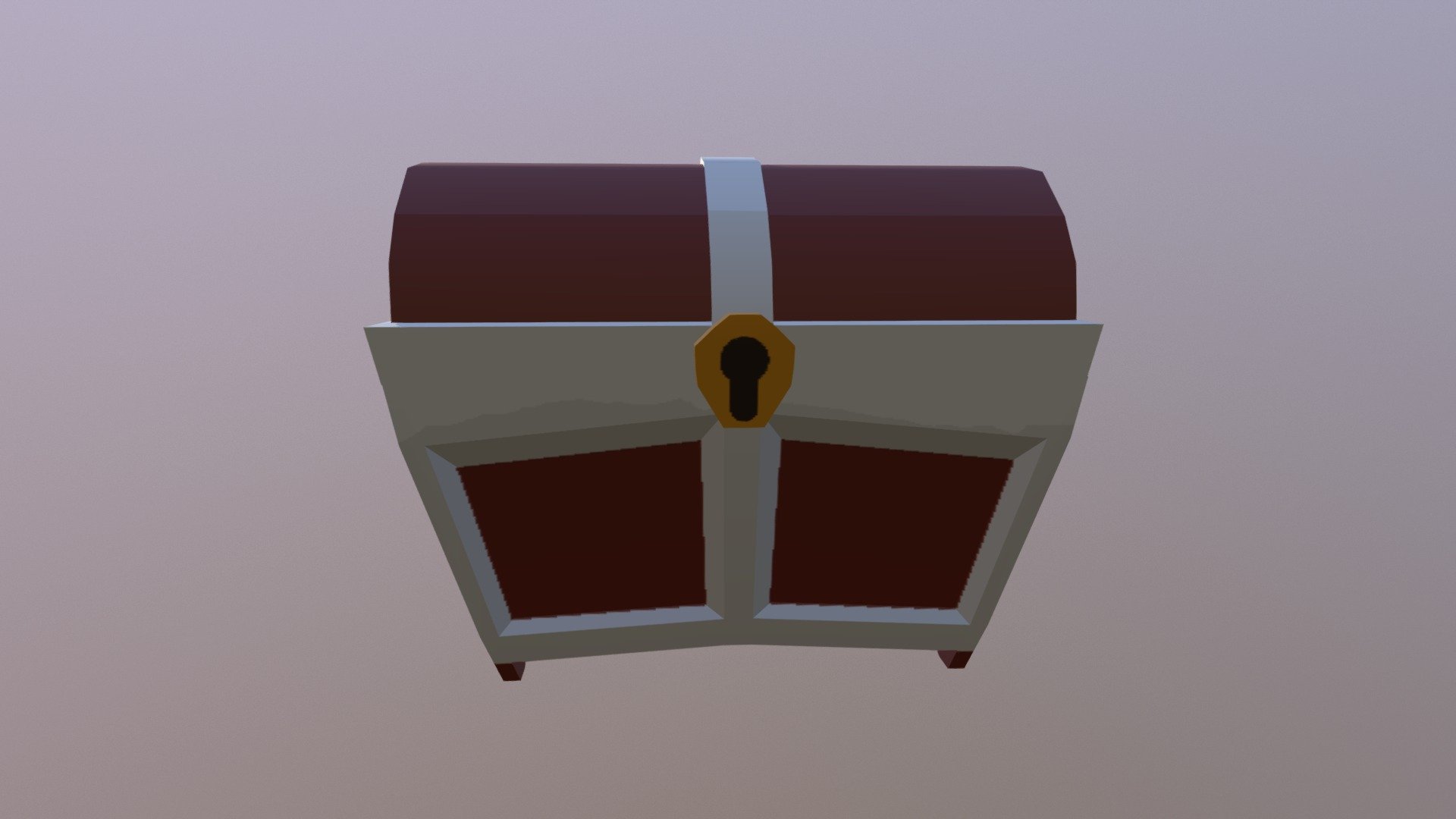 A shaking toy box/treasure chest that tell the player to interact with the toy box 3d model