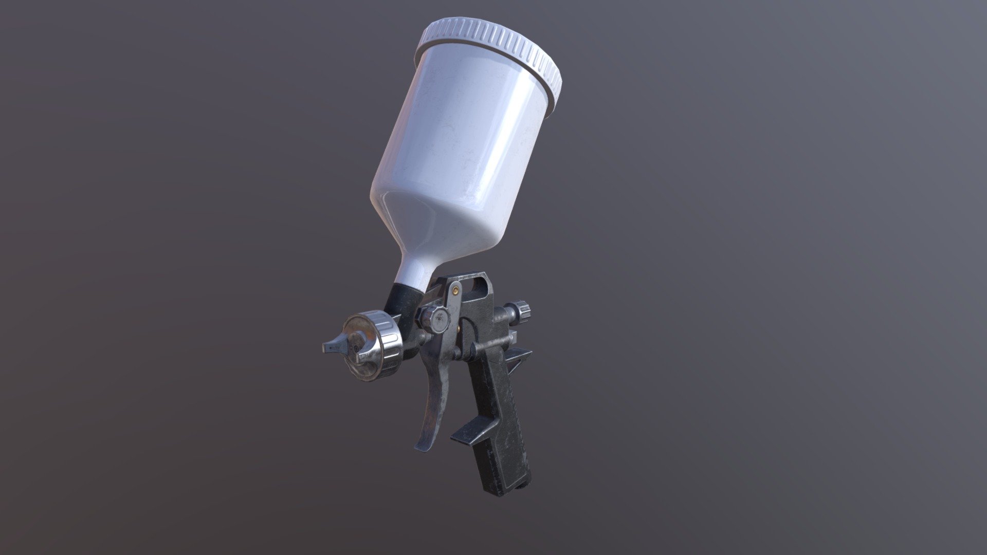 Spray Gun - 3D model by Ekzo174 3d model