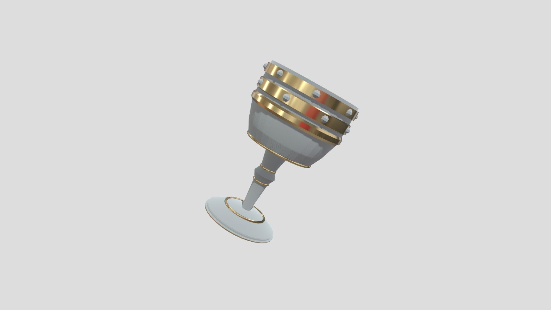 A simple goblet, shiny and nice. Also my test upload for Sketchfab, in which I discovered some shaders &ndash; like from Blender's Cycles &ndash; don't come over. Oops 3d model