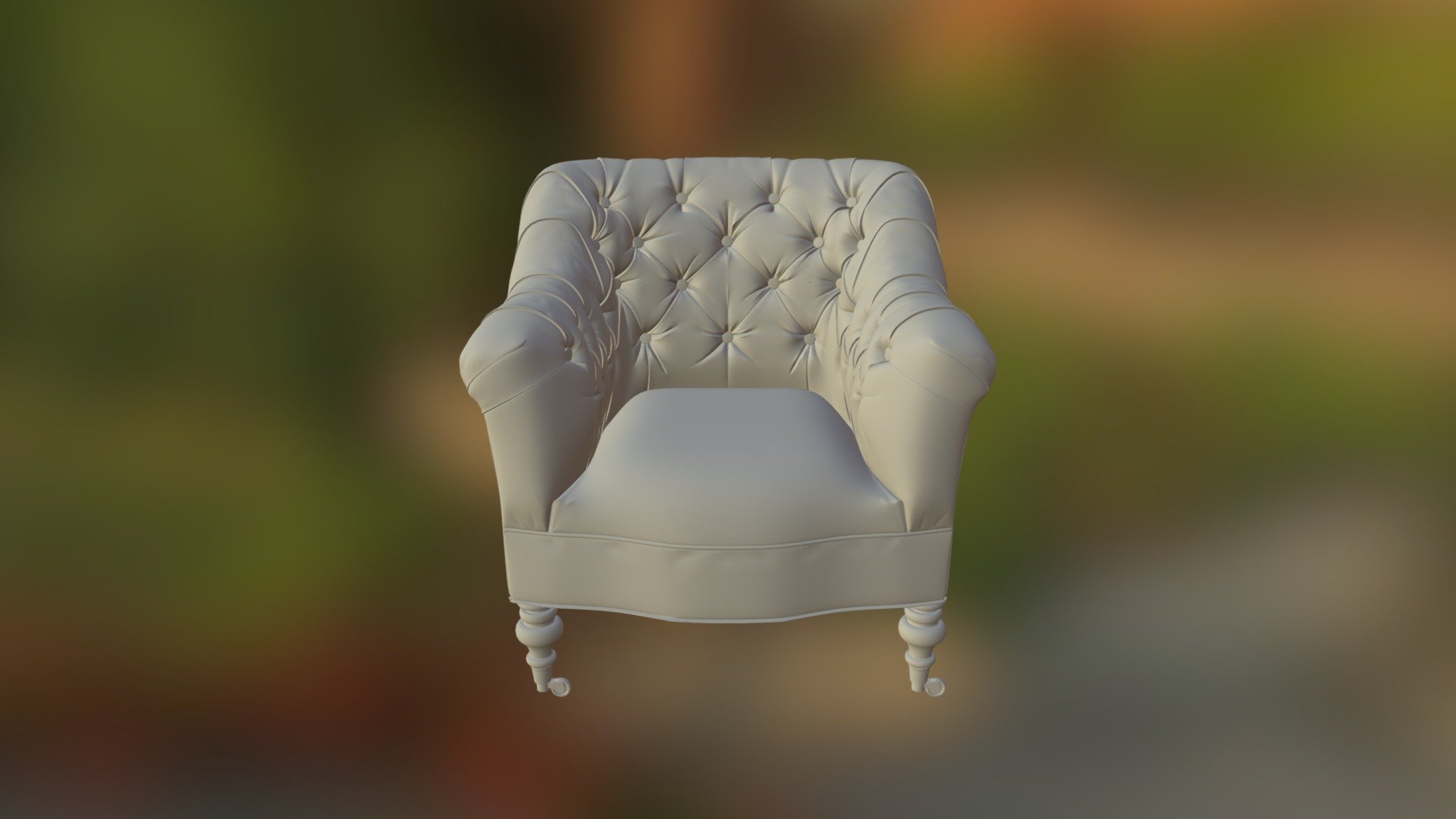 3ds max 2014 +fbx, procedural map, V ray material - Sutton Leather Chair - 3D model by Creative Market (@creativemarket) 3d model
