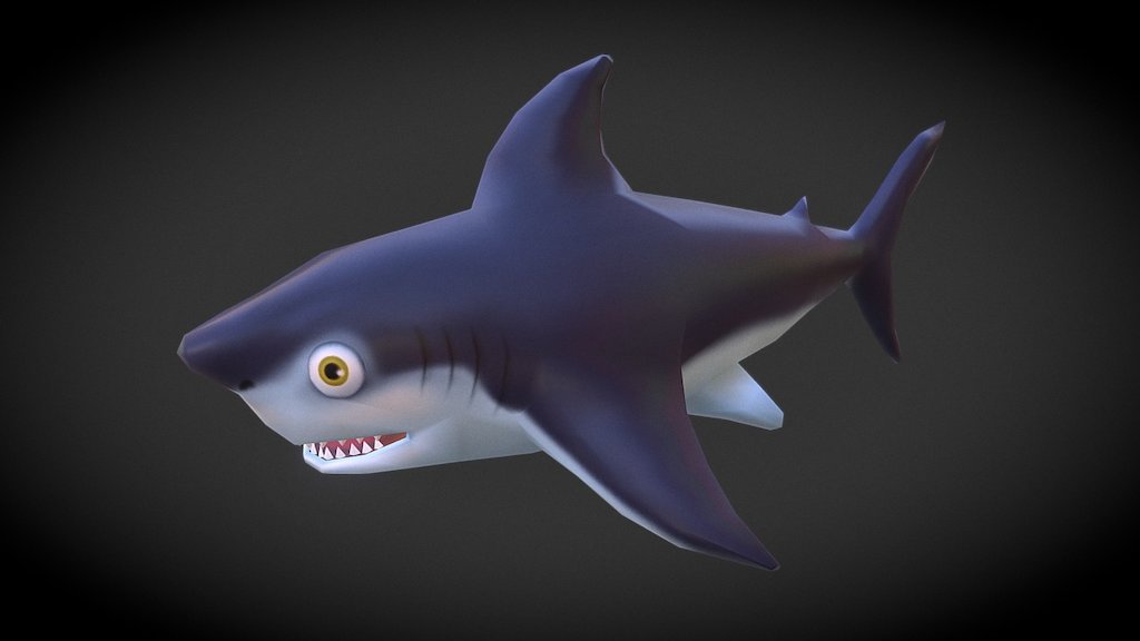Shark - 3D model by YOURS (@double2) 3d model