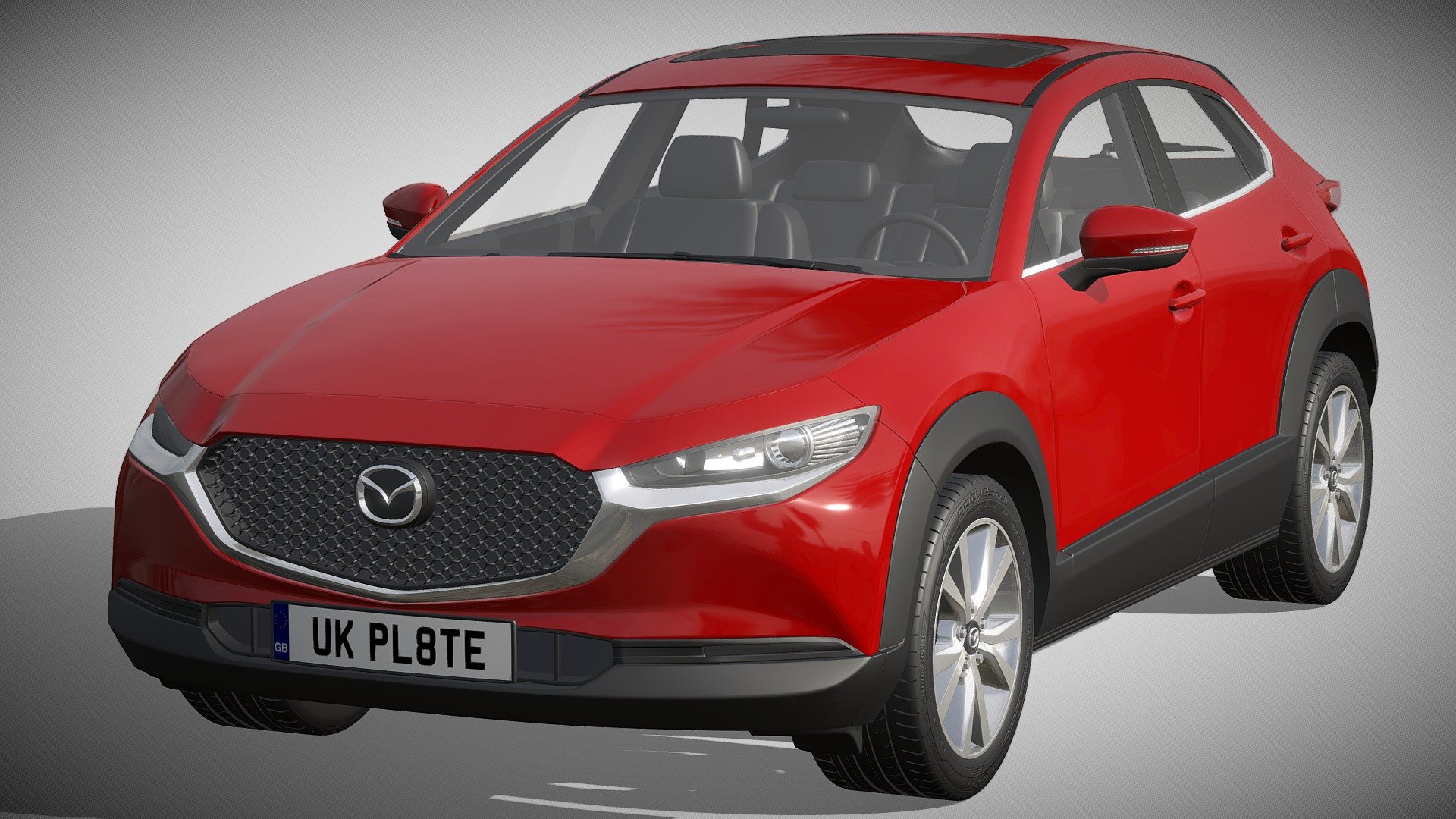 Mazda CX-30

https://mazda.ua/cars/mazda-cx-30/

Clean geometry Light weight model, yet completely detailed for HI-Res renders. Use for movies, Advertisements or games

Corona render and materials

All textures include in *.rar files

Lighting setup is not included in the file! - Mazda CX-30 - Buy Royalty Free 3D model by zifir3d 3d model