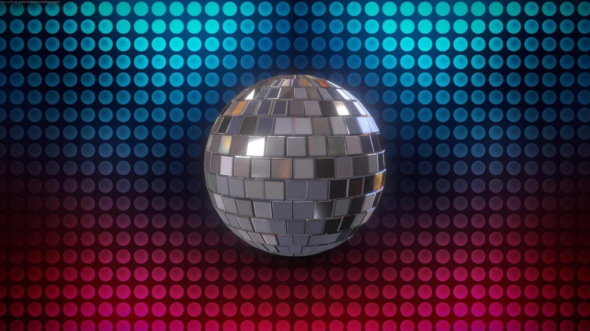 Disco Ball I made for end of 2020, SecondLife fun 3d model