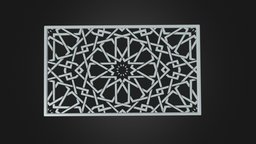islamic star pattern 12 star shape