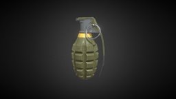 Grenade grenade, baam, bum, nade, sunstancepainter, maya, pbr, noai, armynade