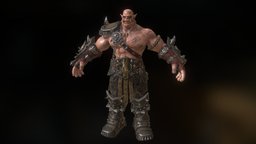 Warcraft Orc Warrior warcraft, warrior, orc, development, substance, painter, character, game, zbrush