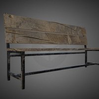 Classic Simple Bench bench, garden, furniture, 3dsmax, 3dsmaxpublisher