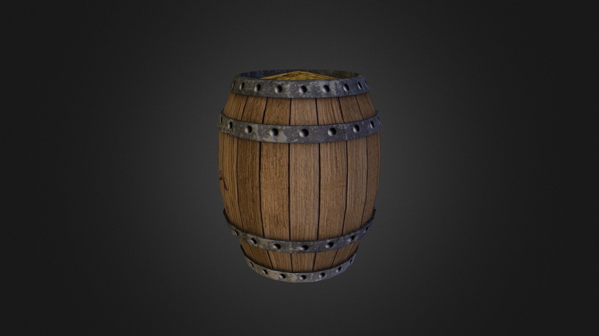 A pirate themed barrel created for class using maya.

Textures used can be found in the comments 3d model