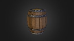 Pirate Barrel object, barrel, scenery, marisahike, pirate