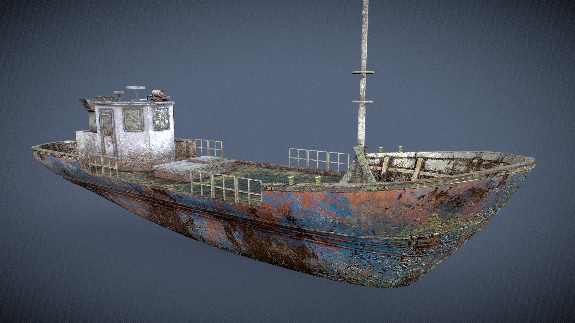 This asset was created for my personal project “Wreckage at Land’s End” (see link below). All assets are created to be used for a seaside setting, wreckage or otherwise. All models were created in Maya and Substance Painter.

https://www.artstation.com/artwork/zAEDn2 - Shipwreck - Vessel - 3D model by skygreen 3d model