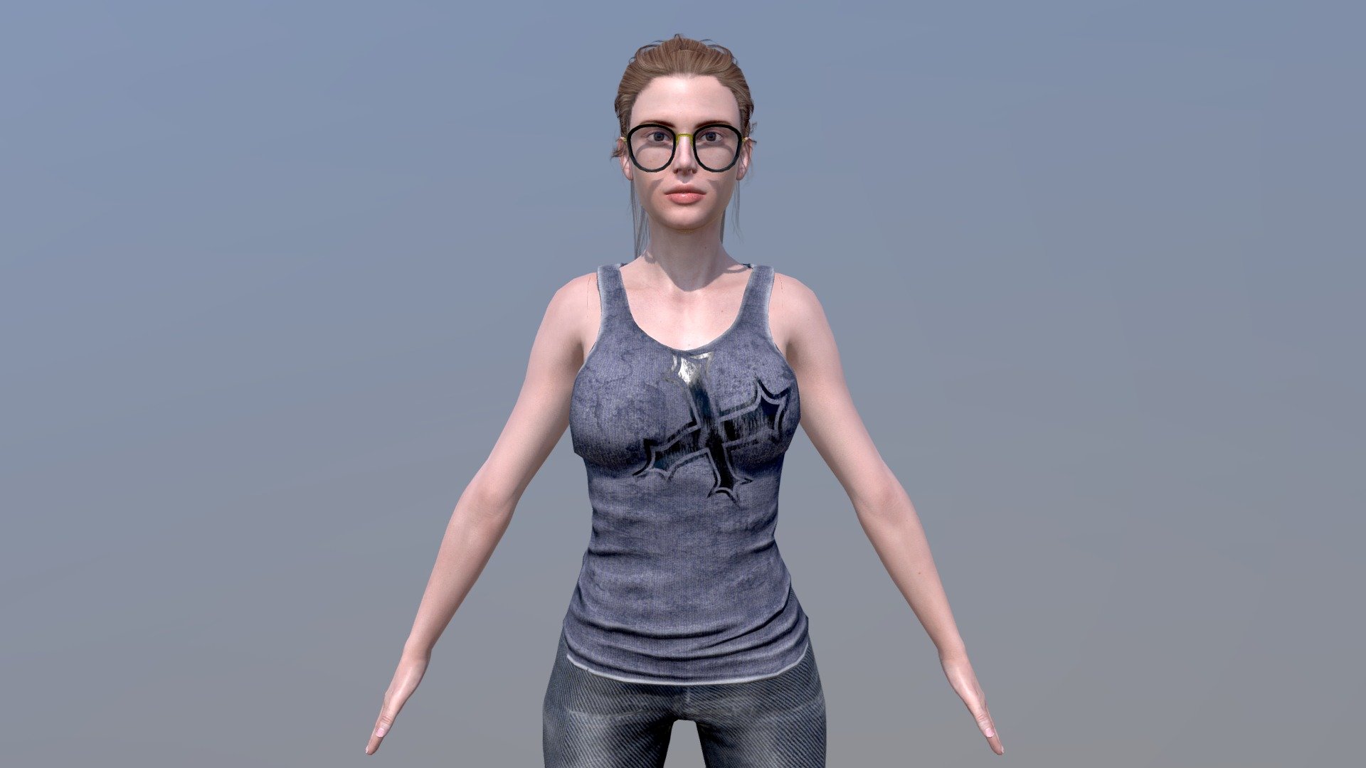 WOMAN-01 CHARACTER

IF YOU NEED MORE BASE MESH OR ANIMATED REALISTIC CHARACTERS PLEASE CHECK MY PROFILE.

* AVAILABLE FILE FORMATS  :-





3DS MAX   (.max)   ver- 2011




UNREAL ENGINE (.uproject)  ver- 4.19




UNITY 3D  (.unitypackage)  ver - 2018




CINEMA 4D  (.c4d)     ver- R19      




BLENDER  (.blend)     ver- 2.9




SKETCHUP  (.skp)  ver- 2017




COLLADA  (.dae) 




.obj , .mtl




.fbx




.3ds 




.stl




.dxf



* MORPH CONTROLS:-





68 FACE  CONTROLS




07 TONGUE  CONTROLS



- NOTES





MAIN PRODUCT IS HIGH POLY MODEL




ALSO INCLUDED LOW POLY GAME BASE MODEL ONLY IN FBX FORMAT 




RIGGED , ANIMATED , UV MAPED , PBR TEXTURES



- POLYGONS




HIGH POLY MODEL*

38923(POLY) ,, 32732(VERT) ,, 57538(TRI)




LOW POLY MODEL*

12799 (POLY) ,, 11922 (VERT) ,, 20950 (TRI) 



![] - WOMAN-1 - Buy Royalty Free 3D model by jasirkt 3d model