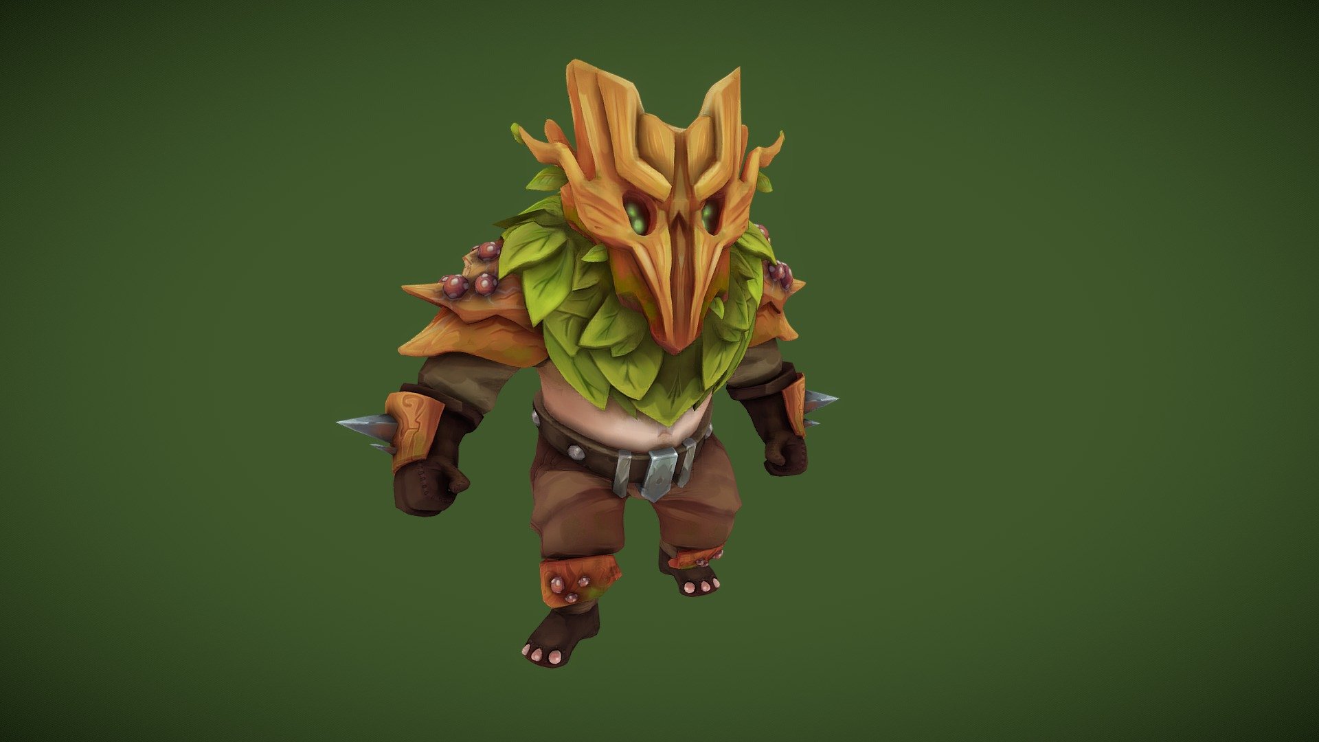 Stylized character for a project.

Software used: Zbrush, Autodesk Maya, Autodesk 3ds Max, Substance Painter - Stylized Stump Minion - 3D model by N-hance Studio (@Malice6731) 3d model