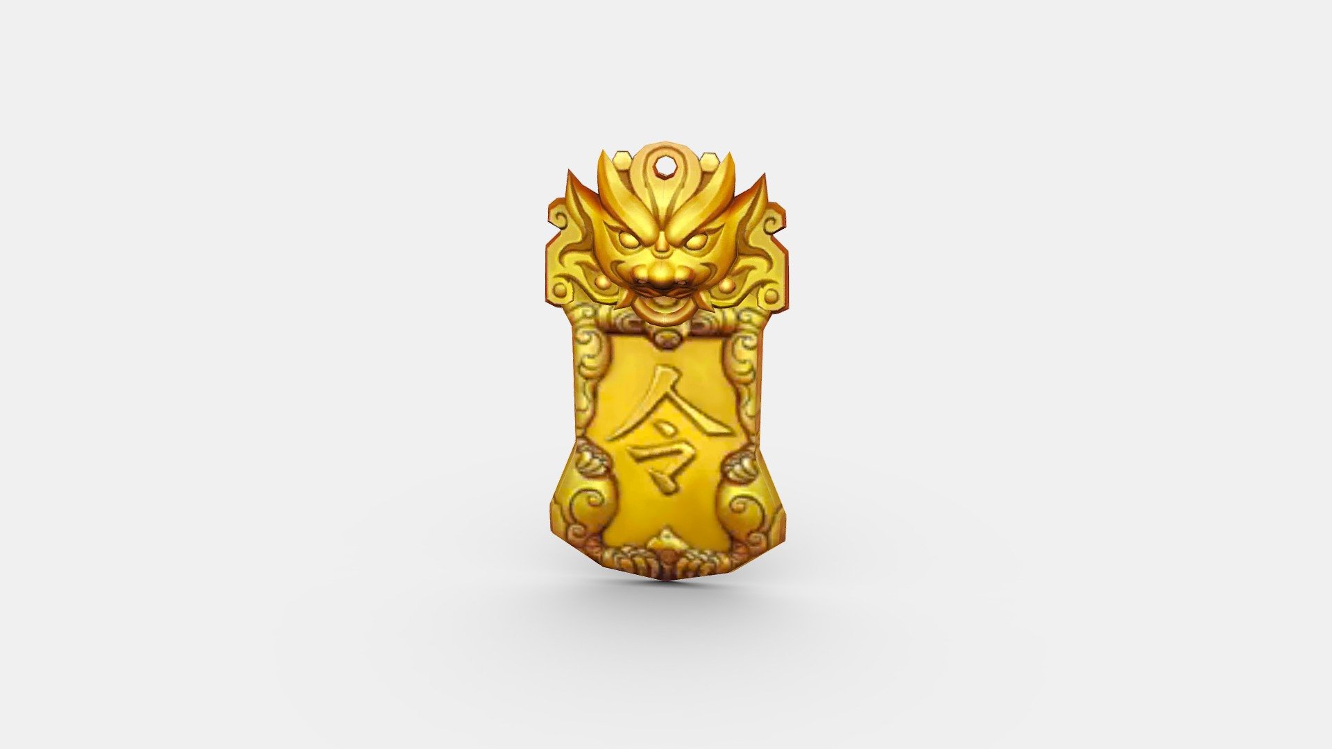 Cartoon chinese unicorn token - ancient soldier talisman - Cartoon unicorn token - ancient soldier talisman - Buy Royalty Free 3D model by ler_cartoon (@lerrrrr) 3d model