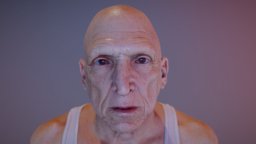 Old Man [derivative] old, head, elderly, old-man, derivative-work, pbr, scan, man, human