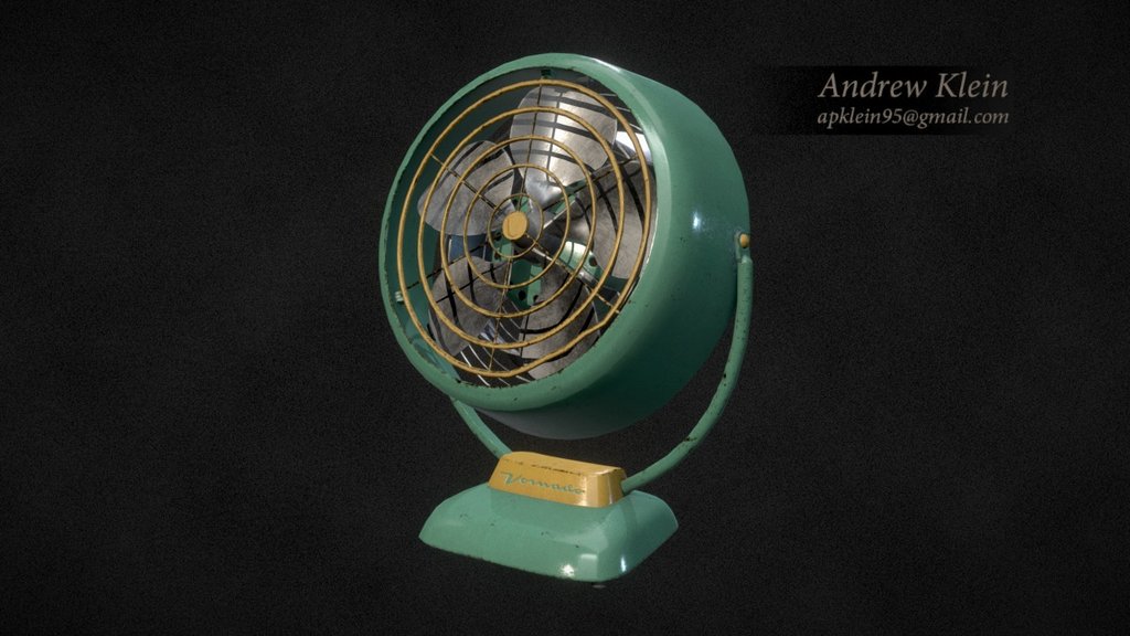 Vornado Fan - 3D model by Andrew Klein (@apklein) 3d model