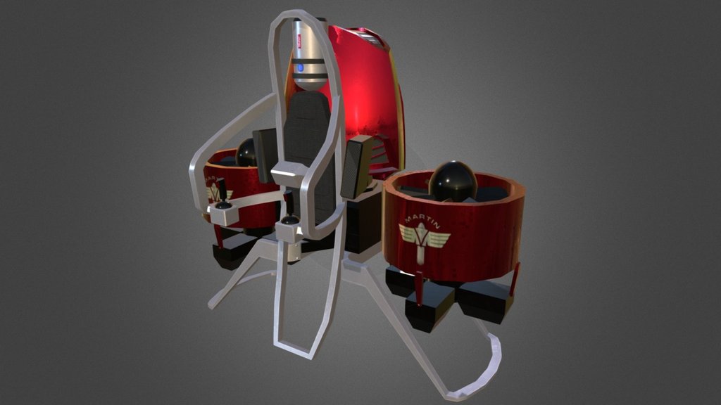 Martin jetpack. Turbisquid: -link removed- - Martin Jetpack - 3D model by Cordy 3d model