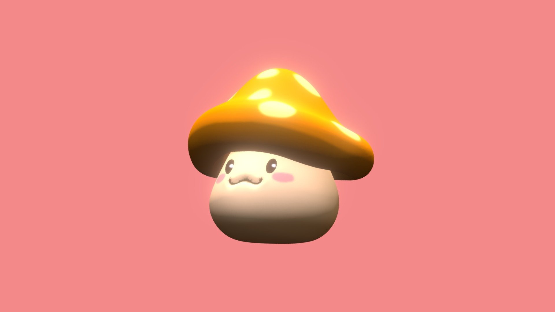 Maple Mushroom - 3D model by _1qing_ 3d model
