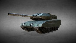 Low Poly Tank 01 original, tank, ready-to-use, substancepainter, substance, weapon, 3dsmax, blender, pbr, lowpoly, military, car, war, rigged, gameready