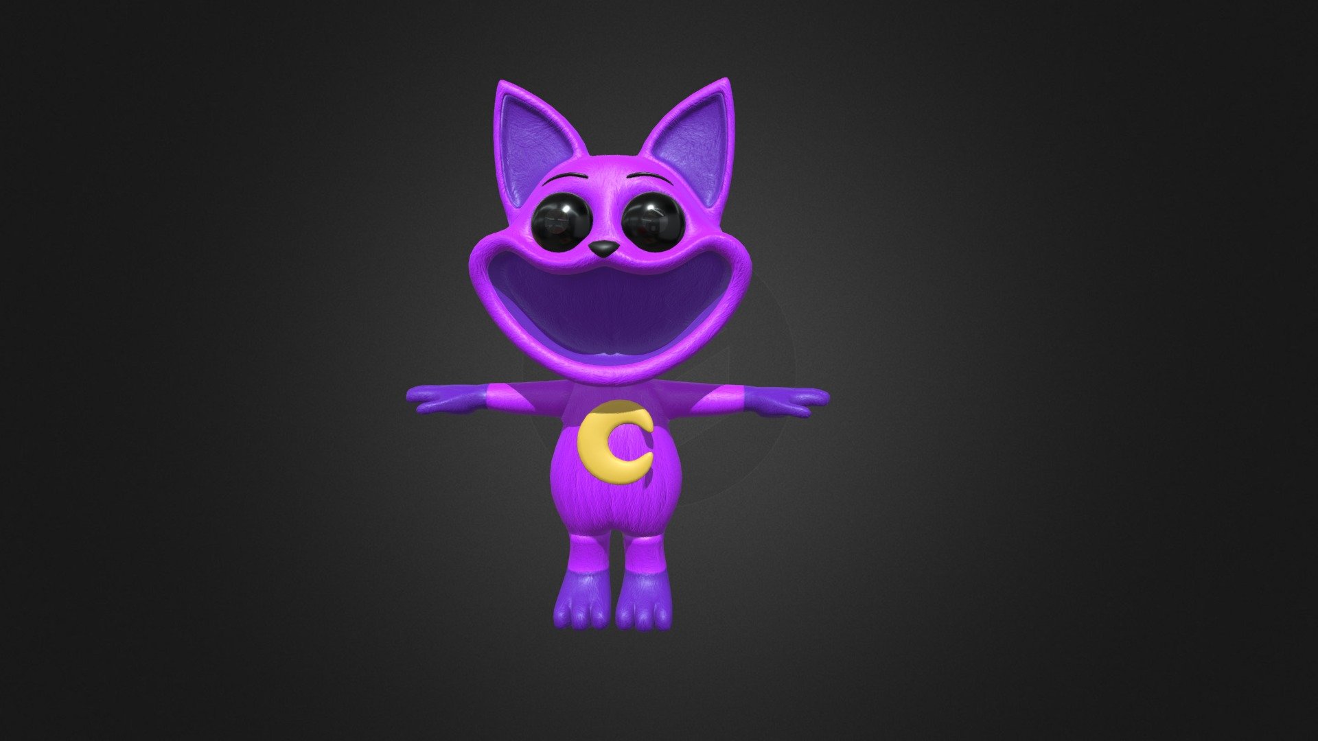 Catnap Poppy Playtime 3 - 3D model by sardarruzgar 3d model