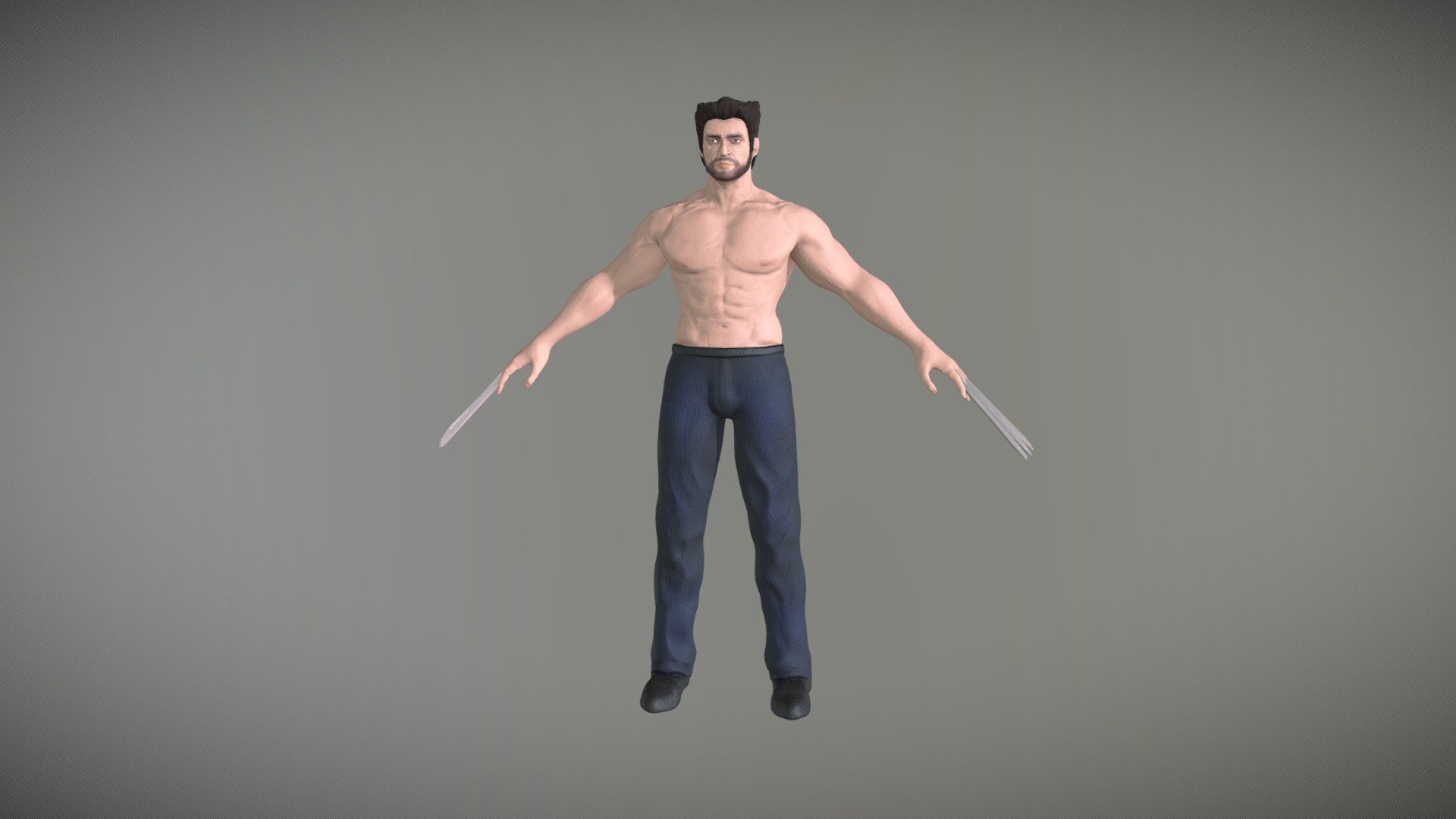 Wolverine - 3D model by Aleksandra Szymanska (@alexszymans) 3d model