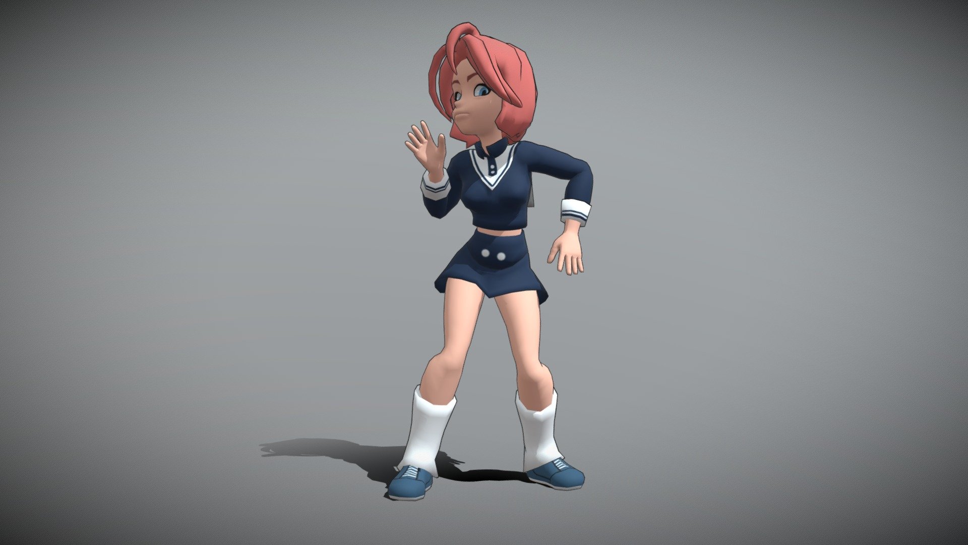 She was made 100% inside Blender 

My page on Facebook

My chanel on Youtube

My Artstation

To 3D Characters models commission - boskonovit@gmail.com - School Girl Dancing - Buy Royalty Free 3D model by Pedro Galvão (@boskonovit) 3d model