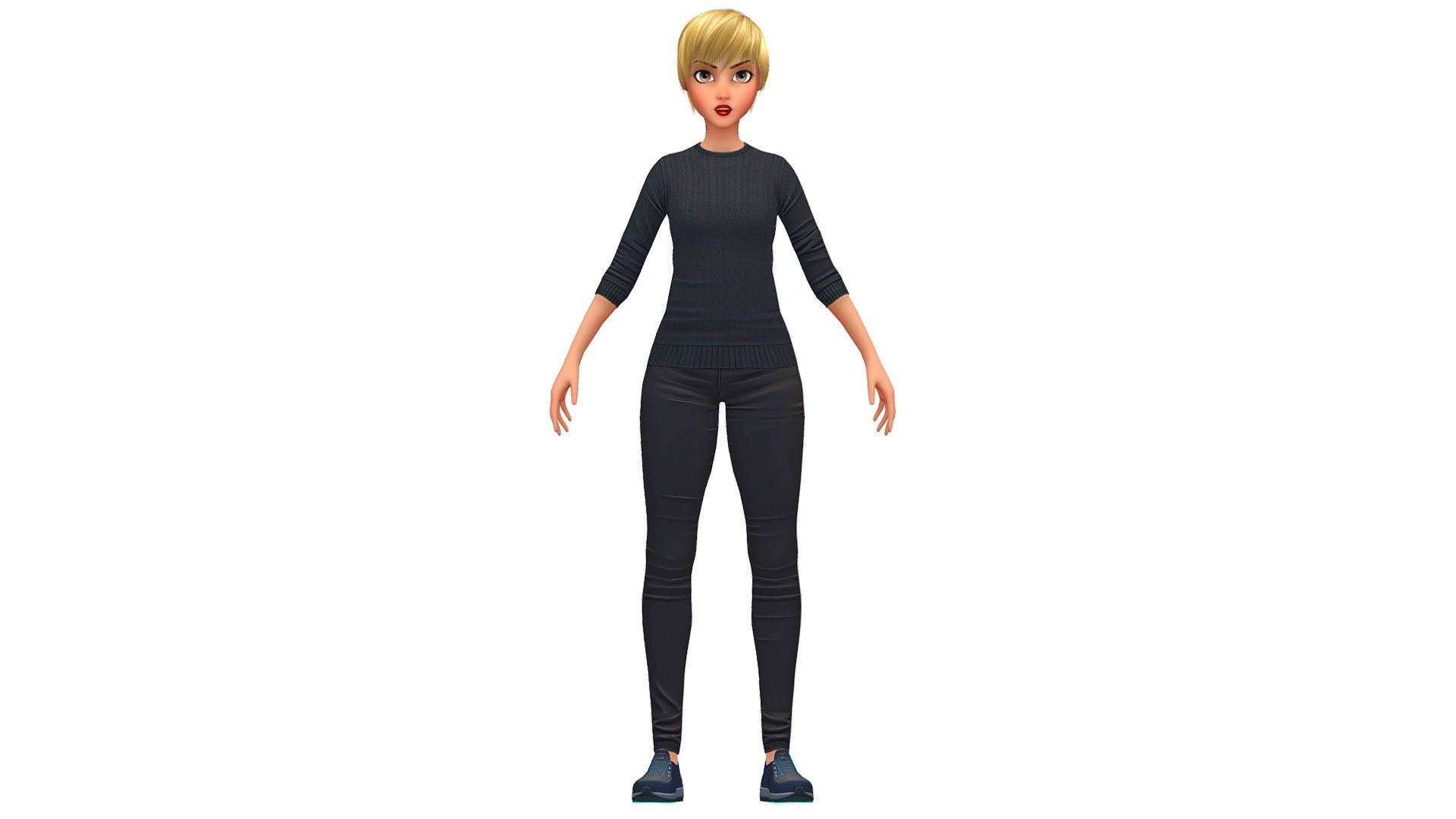 you can combine and match othercombinations using the collection:

hair collection - https://skfb.ly/ovqTn

clotch collection - https://skfb.ly/ovqT7

lowpoly avatar collection - https://skfb.ly/ovqTu - Cartoon Low Poly Style Girl Avatar 1 - Buy Royalty Free 3D model by Oleg Shuldiakov (@olegshuldiakov) 3d model