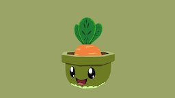 Potted Pal; Carrot